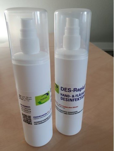Extrapack HOFRA DES-Rapid   (20x200 ml) Hand-& Flächendesinfektion (Reisesprühflasche)